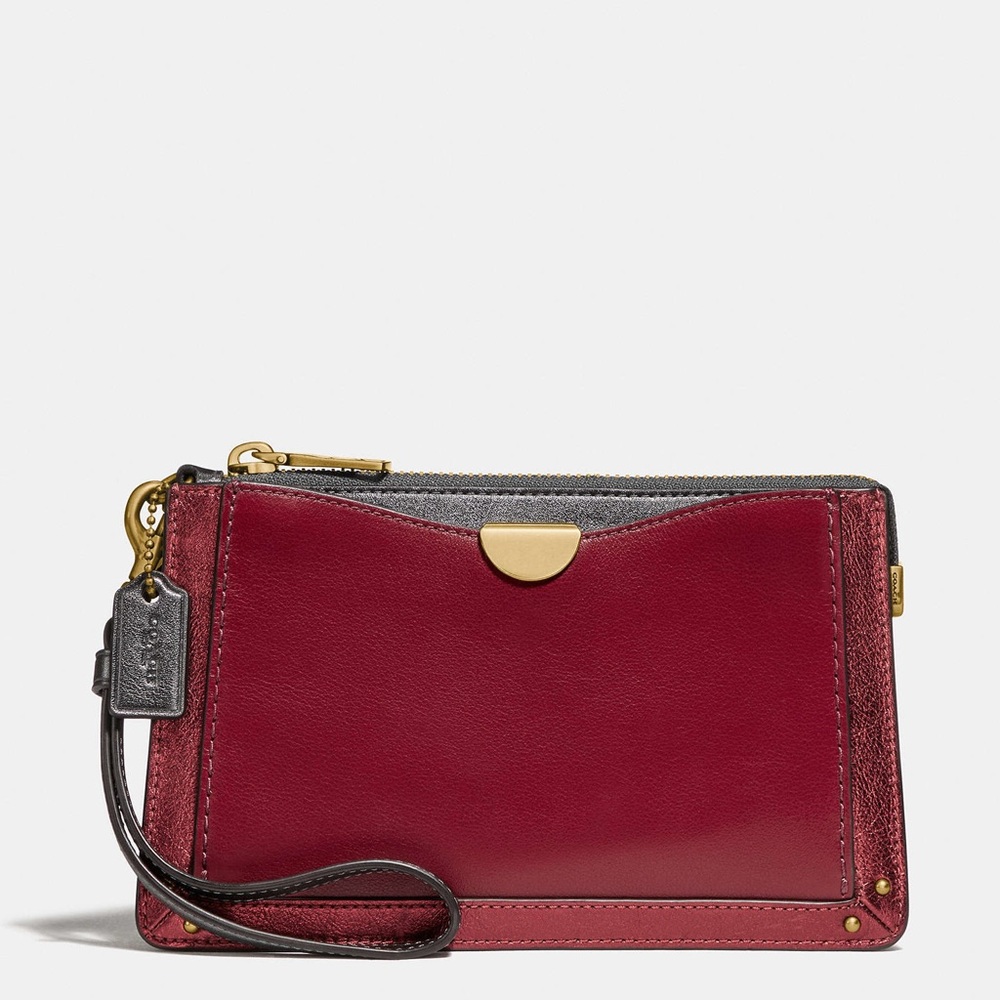 COACH Dreamer Wristlet In Colorblock With Signature Canvas - Mother’s Day Gift